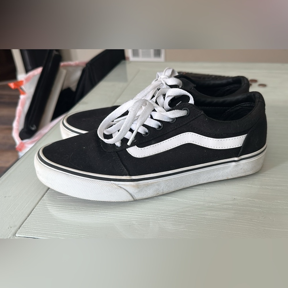 Vans Classic Black and White Sneakers